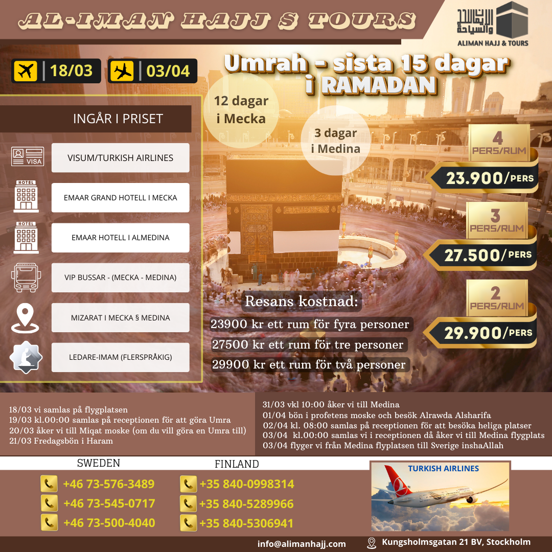 Aliman Hajj & Tour